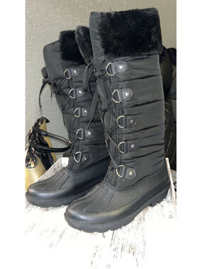 Women's AthleTech Black Winter & Rain Boots Size 11